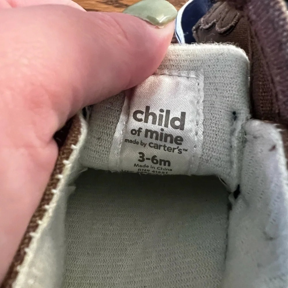 Infant baby child of mine 3-6M boat shoes
